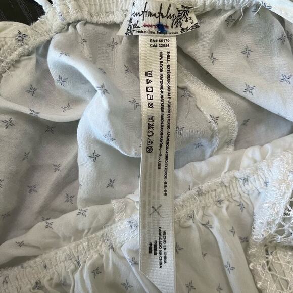 Free People Intimately White Ruffled Women's Sleepwear Romper - Picture 5 of 5